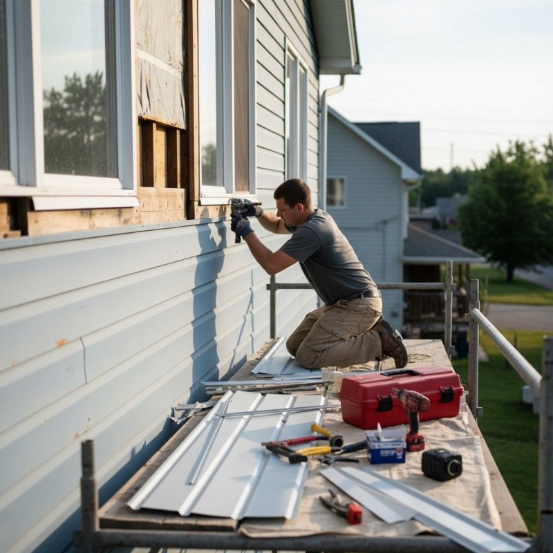 Contact About Aluminum Siding Repair