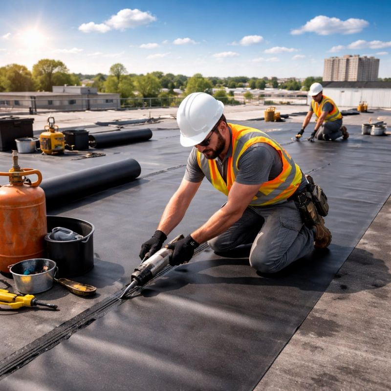 EPDM Roof Installation in Alexandria, VA